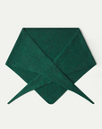 Dark green triangular bandana