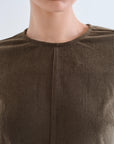 Dark Green Corduroy Dress