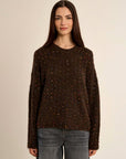 Knit Sweater with Beads