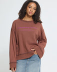 Mina Sweater in Chicory Coffee/ Meadow Mauve
