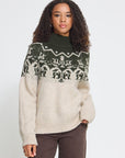 Nalas Fairisle Knit Turtle Neck