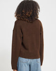 Povoke Cardigan in Chicory Coffee