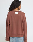 Mina Sweater in Chicory Coffee/ Meadow Mauve