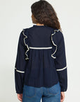 Violana Top with Ruffles