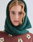 Dark green triangular bandana