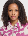Kate Quilted Jacket in Pink Birch
