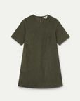 Dark Green Corduroy Dress