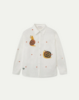 Shirt with Snail Embroidery