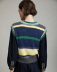 Striped Knit Vest