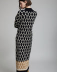 Geometric Jacquard Dress