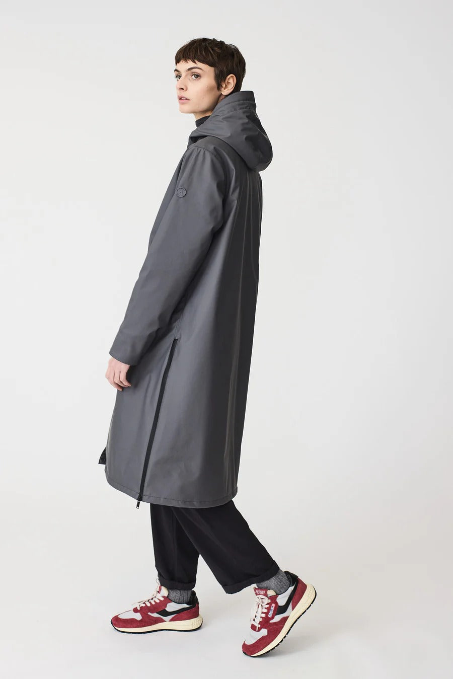 Tormenta Waterproof Coat in Magnet