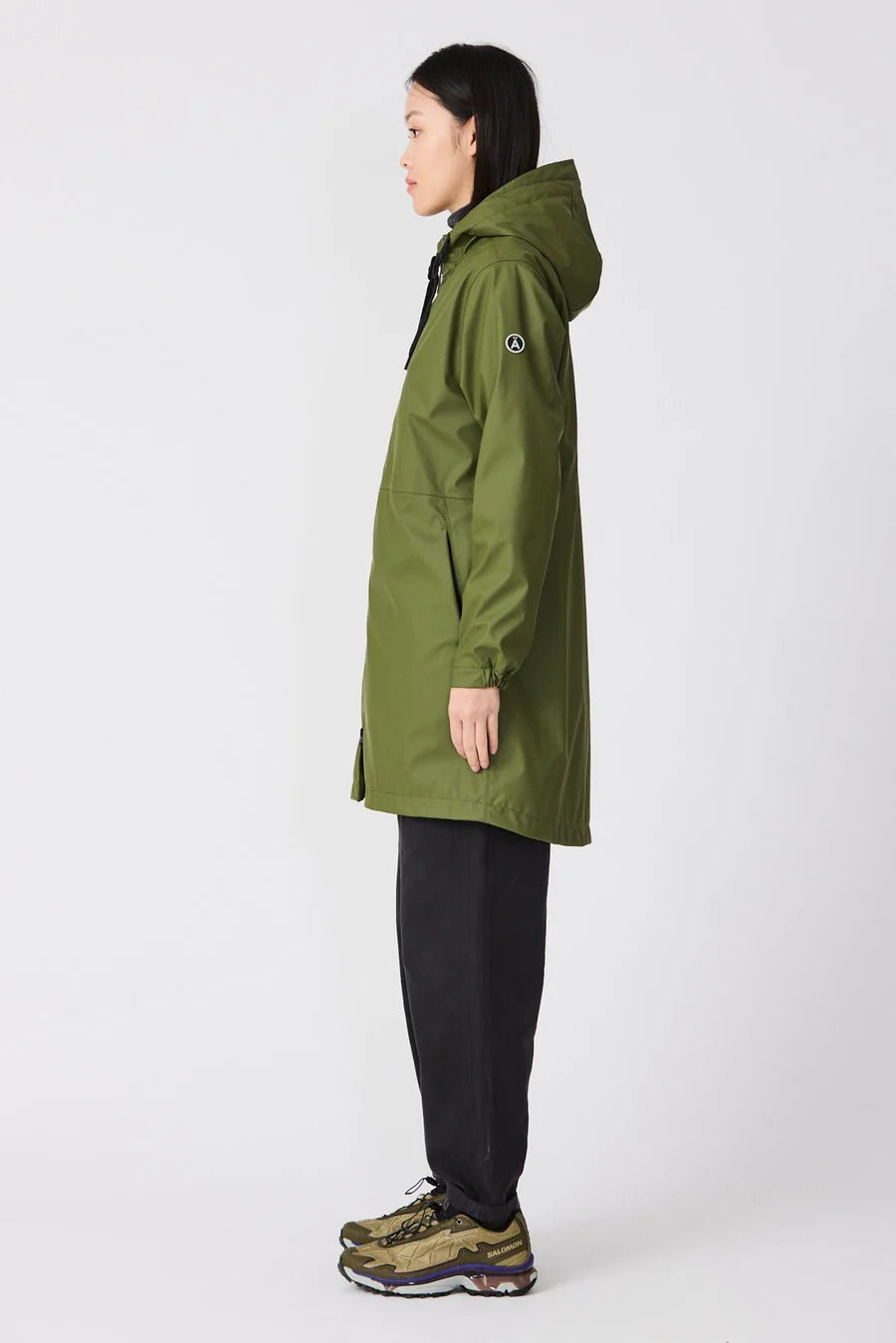 Vand Waterproof Coat in Bronze Green