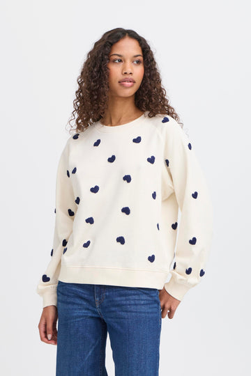 Kasura Sweater with Patriot Hearts