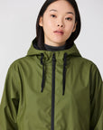 Vand Waterproof Coat in Bronze Green