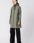 Nuovola Raincoat in Mulled Basil