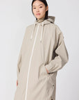 Sky Raincoat in Stone Grey