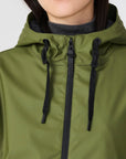 Vand Waterproof Coat in Bronze Green