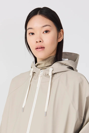 Sky Raincoat in Stone Grey