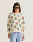 Gardener Print Sweatshirt