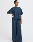 Katico Top in True Navy Melange.