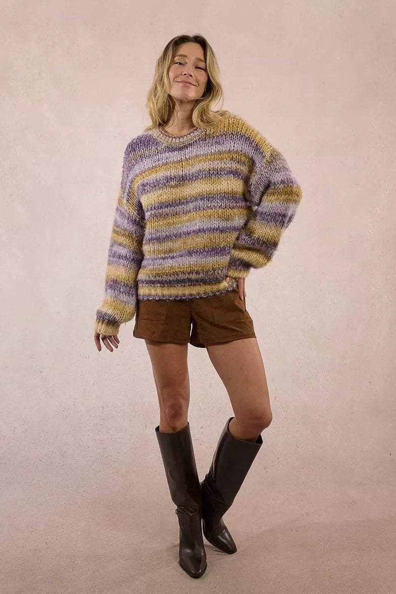 Tie Dye Knit Sweater
