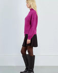 Turtle Neck in Purple Bougainvillier