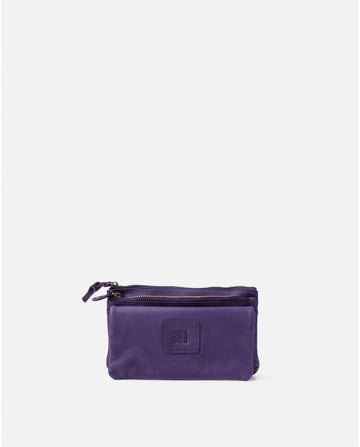 Leather wallet BIBA Boston BT34 in Violet