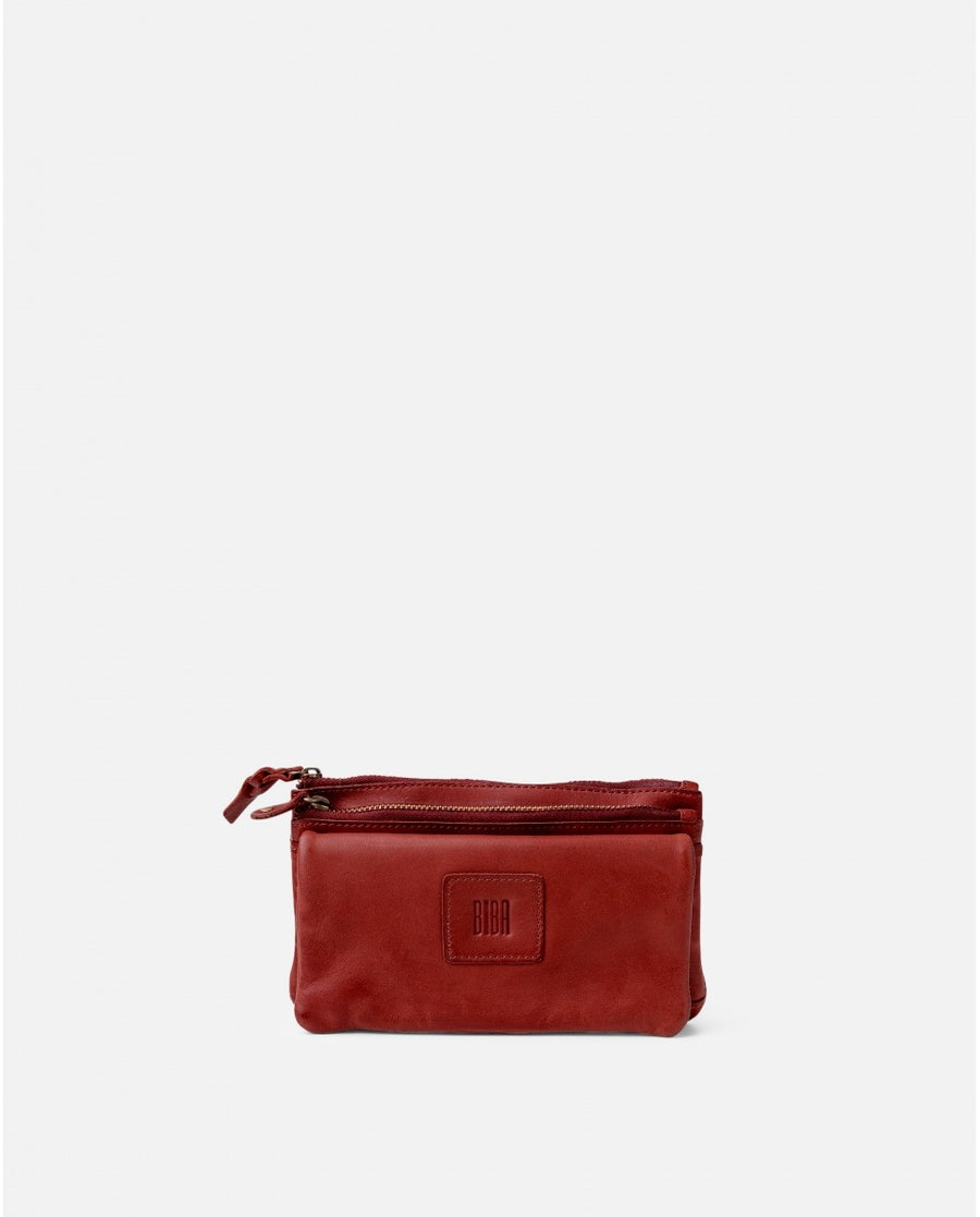Leather wallet BIBA Boston in Burgundy