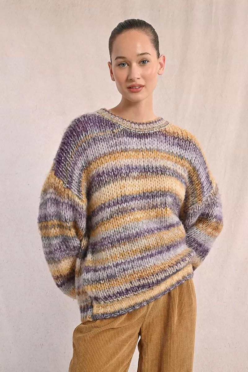 Tie Dye Knit Sweater