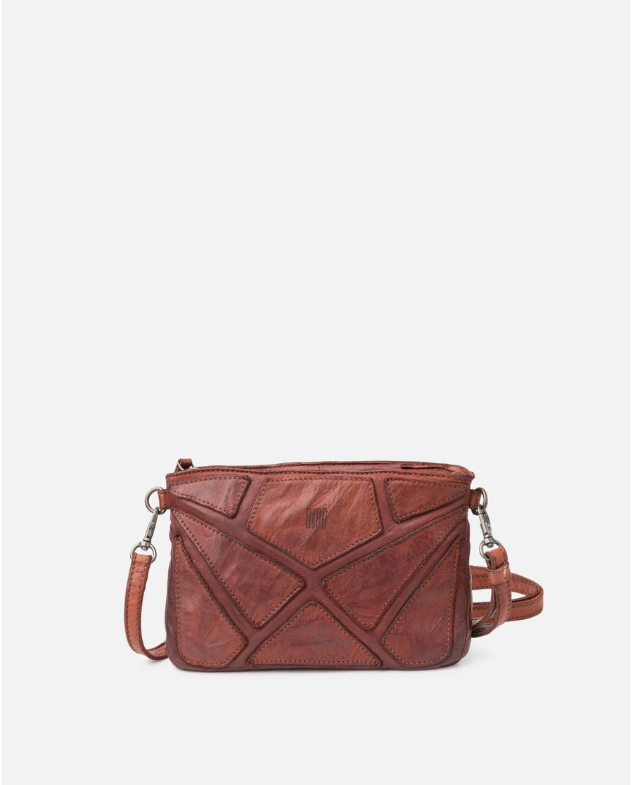 Leather Cross Bag Donie in Tan