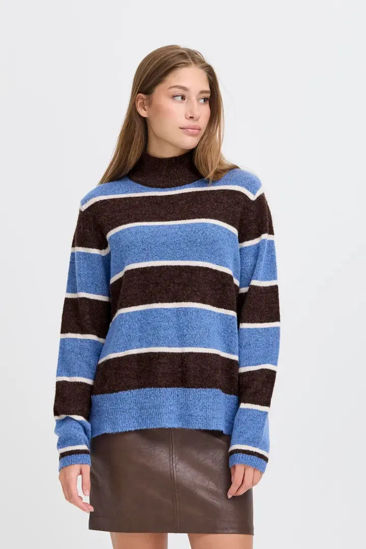Edeen Jumper in Coffee Bean Stripe