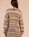 Open Knit Cardigan in Multicolour