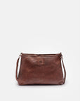 Leather Cross Bag Boston in Tan
