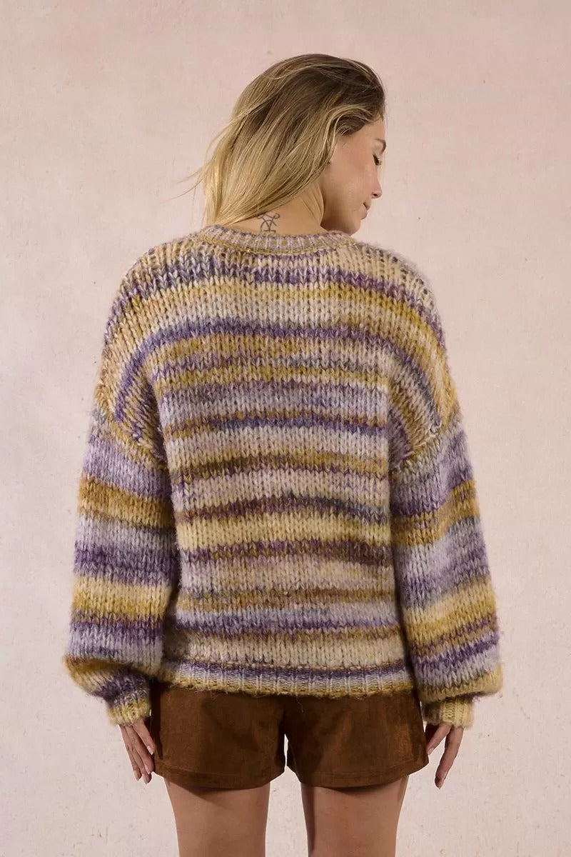 Tie Dye Knit Sweater