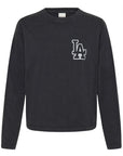Nica Long Sleeve T Shirt in Black