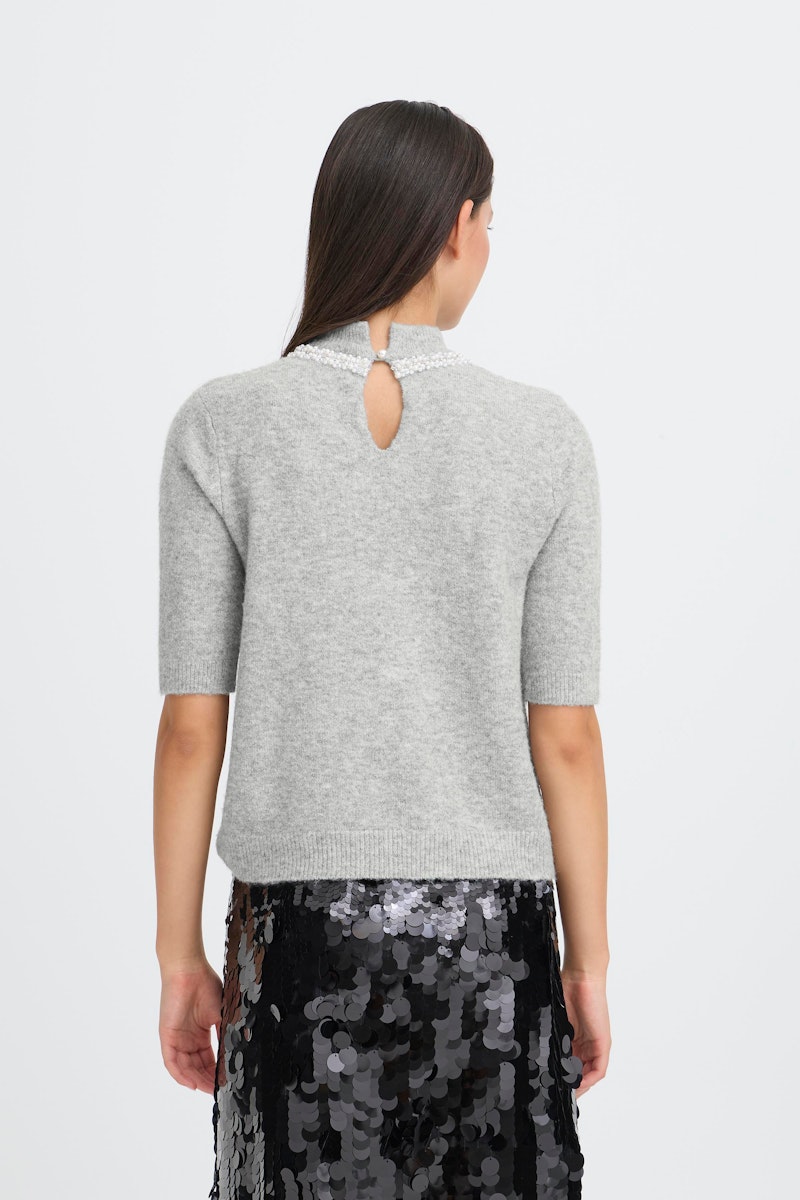 Macon Short Sleeve Pullover in Grey