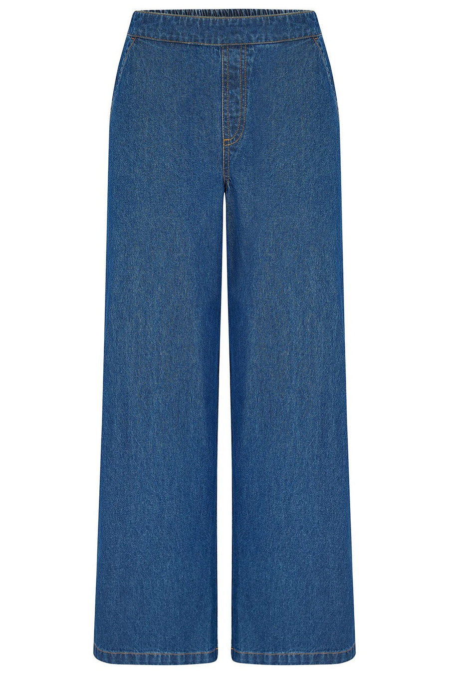 Immy Trousers in Deep Blue Denim