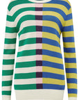 Rosie Jumper in  Multi, Off-Set Stripe