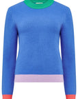 Honor Jumper in Blue Colour Block
