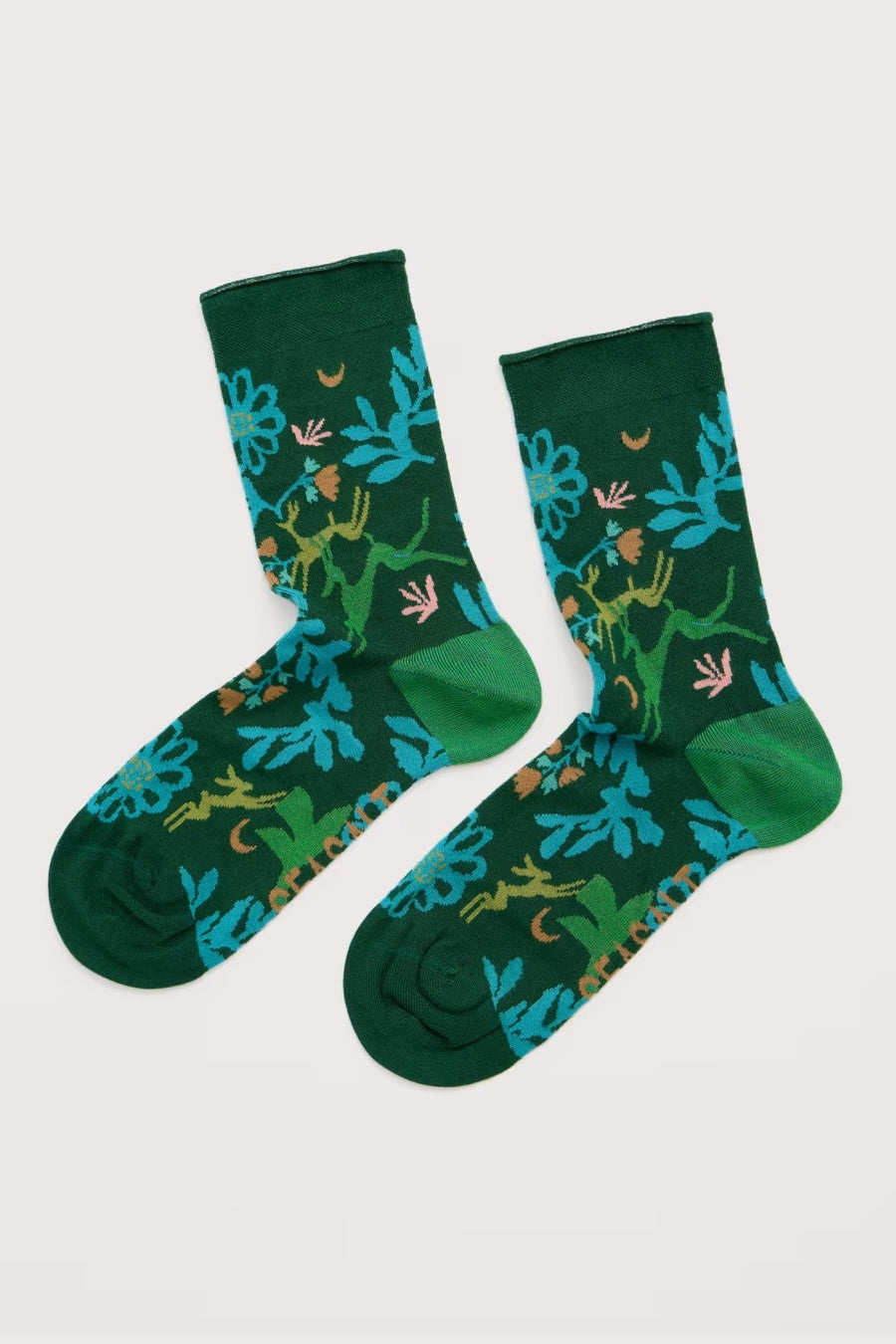 Women's Arty Socks in Shadow Birds Onyx Multi