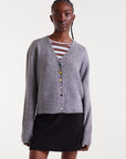 Grey Knit Cardigan