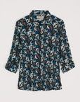 Larissa Shirt in Swooping Birds Onyx