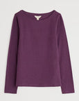 Easel Long Sleeve Top in Grape