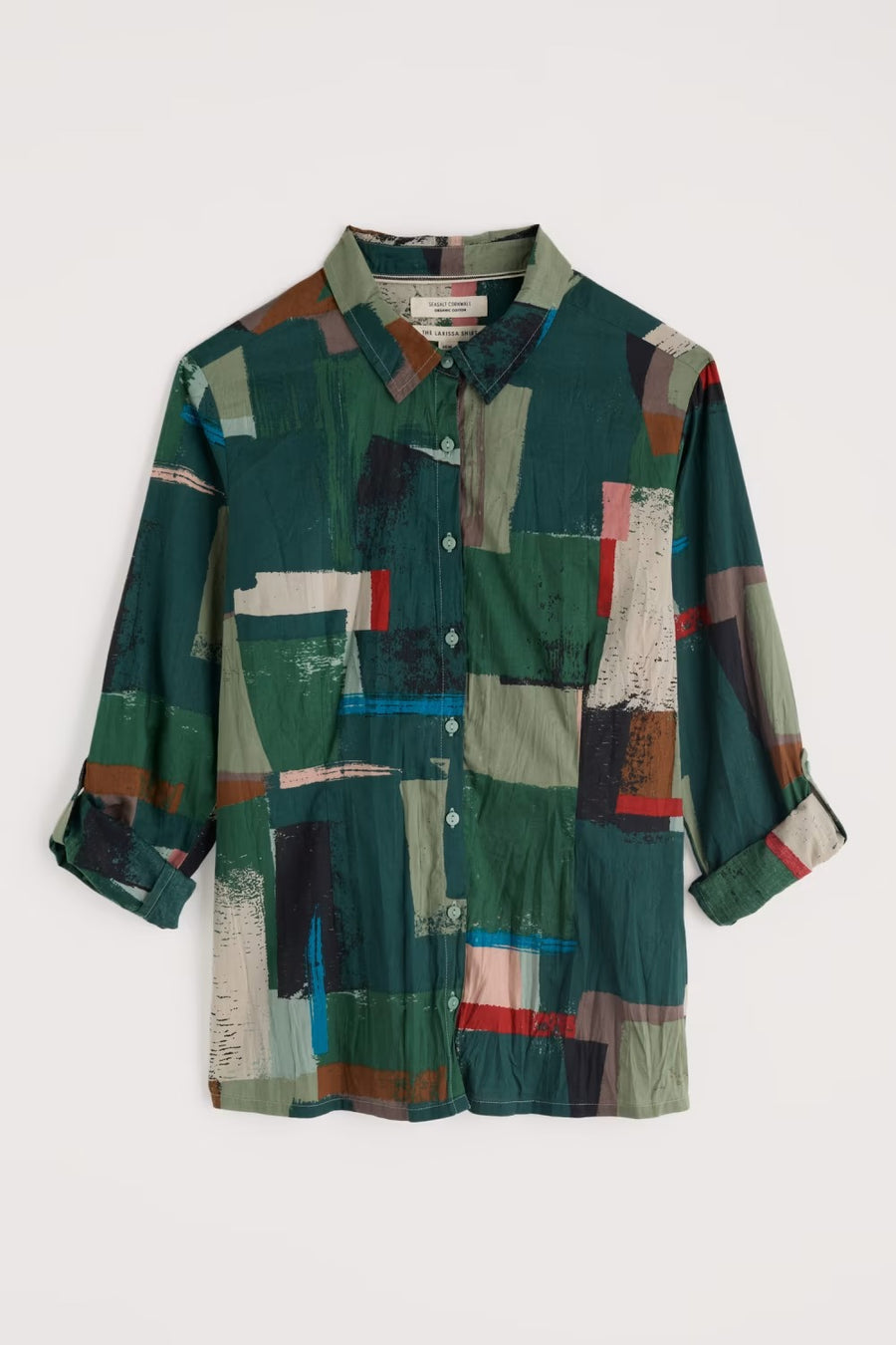 Larissa Shirt in Aerial Field Coppice