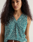 Achilla Vest in Folky Marigolds Dark Wreckage