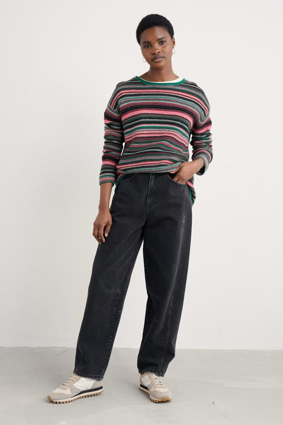 Fruity Jumper II in Ripple Marks Squash Multi