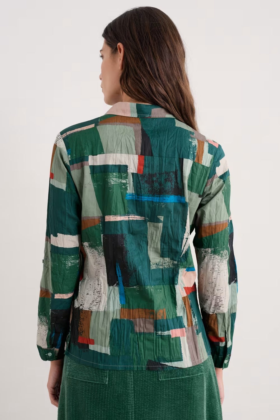 Larissa Shirt in Aerial Field Coppice