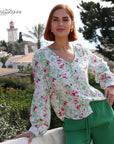 Ann Blouse in Green