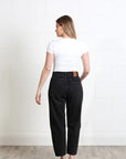 Bailey Barrel Jean in Black