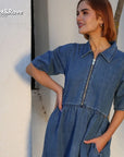 Jade Denim Dress